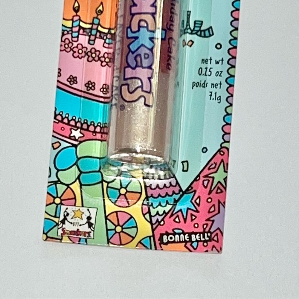 VTG RARE Y2k Bonne Bell Lip Smackers Sponge On Layered Birthday Cake Gloss - Picture 5 of 9